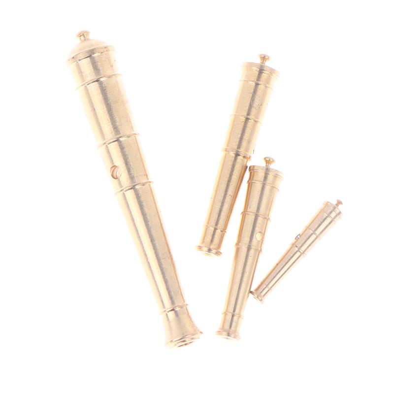 Ancient Ship Model Accessories High Quality Cnc Brass Cannons Sailboat Guns Fittings 4 Sizes Ship Model Ship Guns