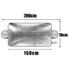 Car Windshield Snow Cover Thickened Waterproof Anti Ice Frost Guard Winter Sun Shade Protector Auto Exterior Accessory 200x70cm