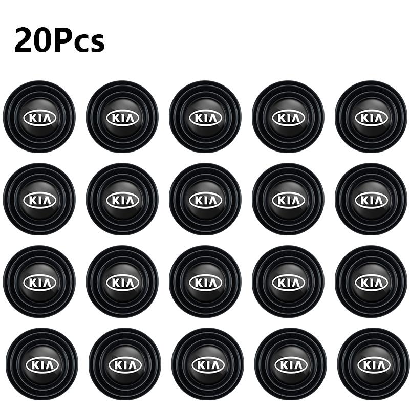 BBEI1 Car Stickers Car door Soundproof Patch Shock Absorber Gasket For Kia Morning Picanto Rio Stonic Sportage Ceed Optima Forte 5 3 4