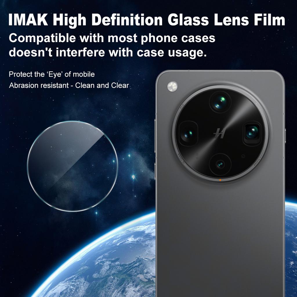 For OPPO Find X8 Ultra 5G Glass IMAK High Definition Integrated Thin Glass Lens Film