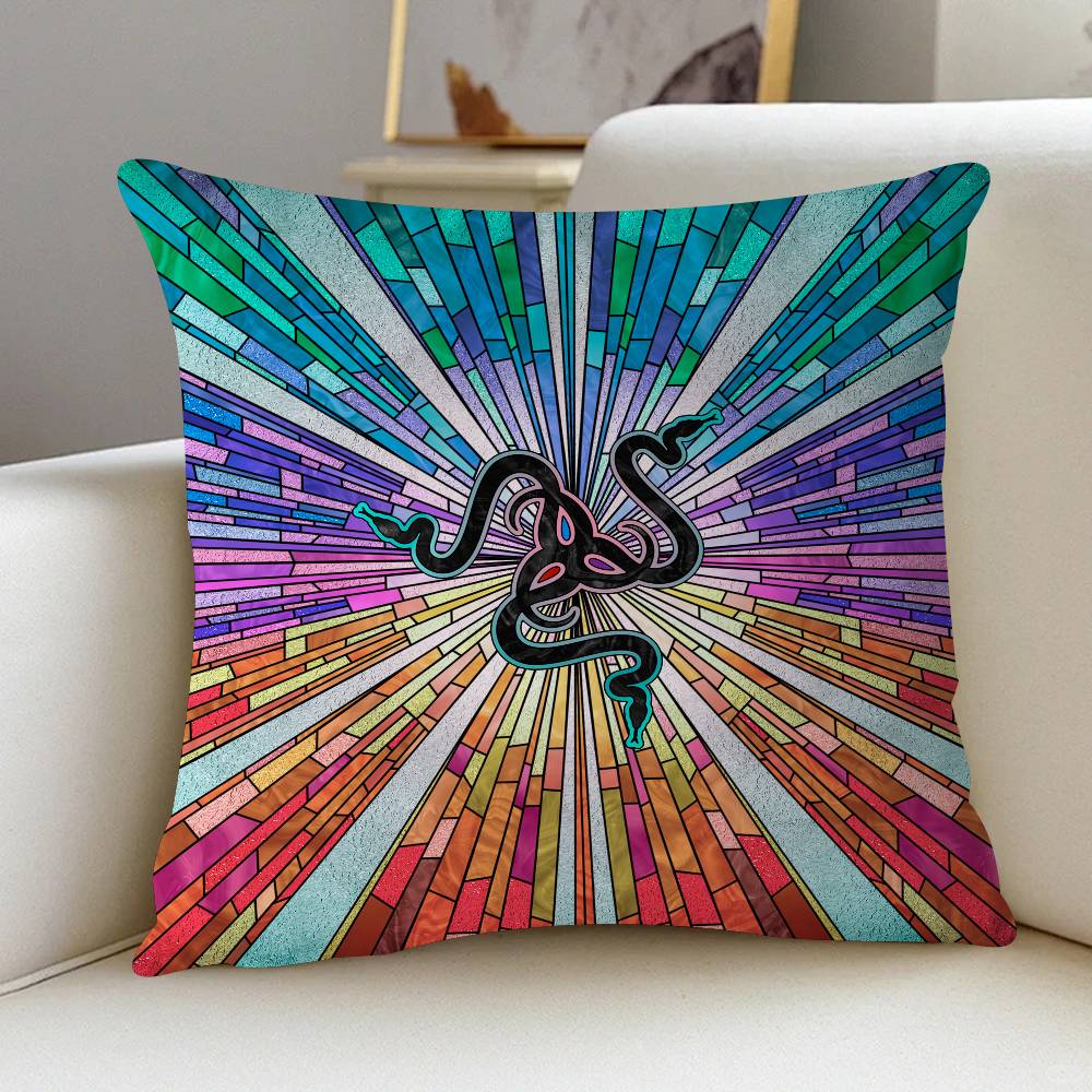 R-RazerS Logo Kissenbezug Zoll Bauernhausdekor Zuhause Wurfkissenbezüge Für Couchdekorationen