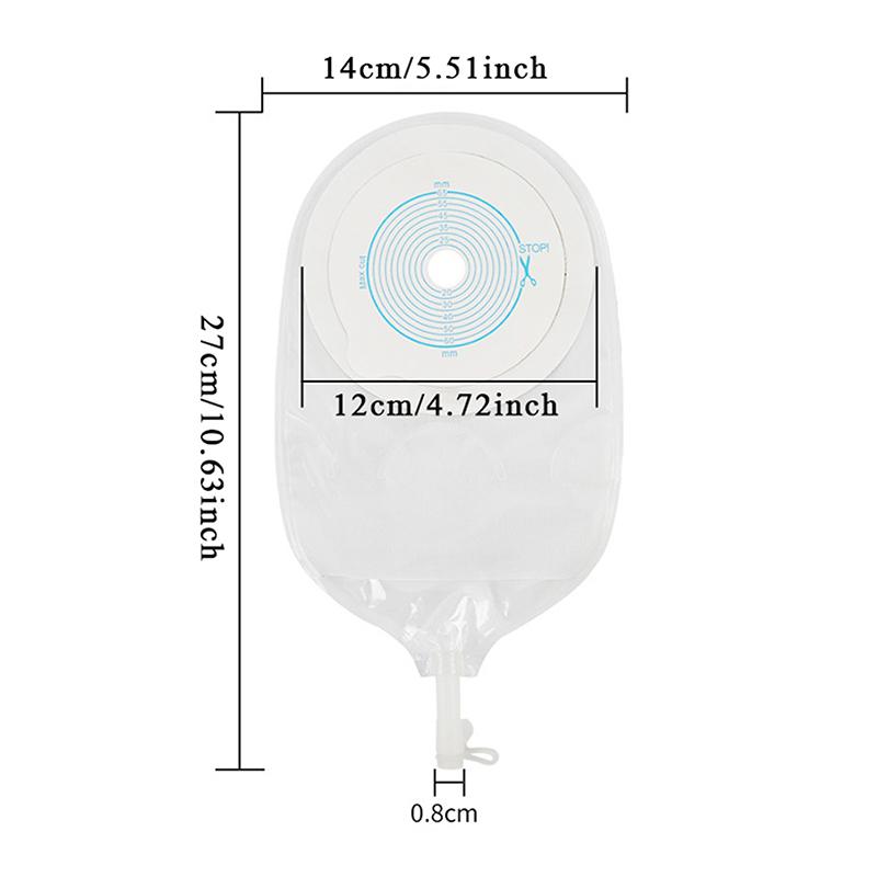 1/5/10Pcs No-Leak Urine Bags Supplies Adults Colostomy Bag Urostomy Bags Disposable Stoma Bag Comfortable