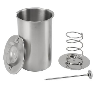 Stainless Steel Meat Press Easy To Use Deli Meat Maker with Thermometer Kitchen Cooking Tools