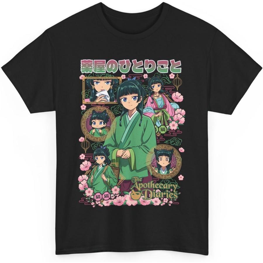 Аниме Дневники аптекаря Маомао Милая Застенчивая Аниме Девушка Вайфу Футболка XXXXXL разноцветный