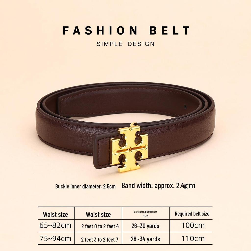 Hochwertiger Damen-Modegürtel aus Rindsleder - Vielseitiges Statement-Taillenaccessoire für Hosen, Japanischer & Koreanischer Stil.