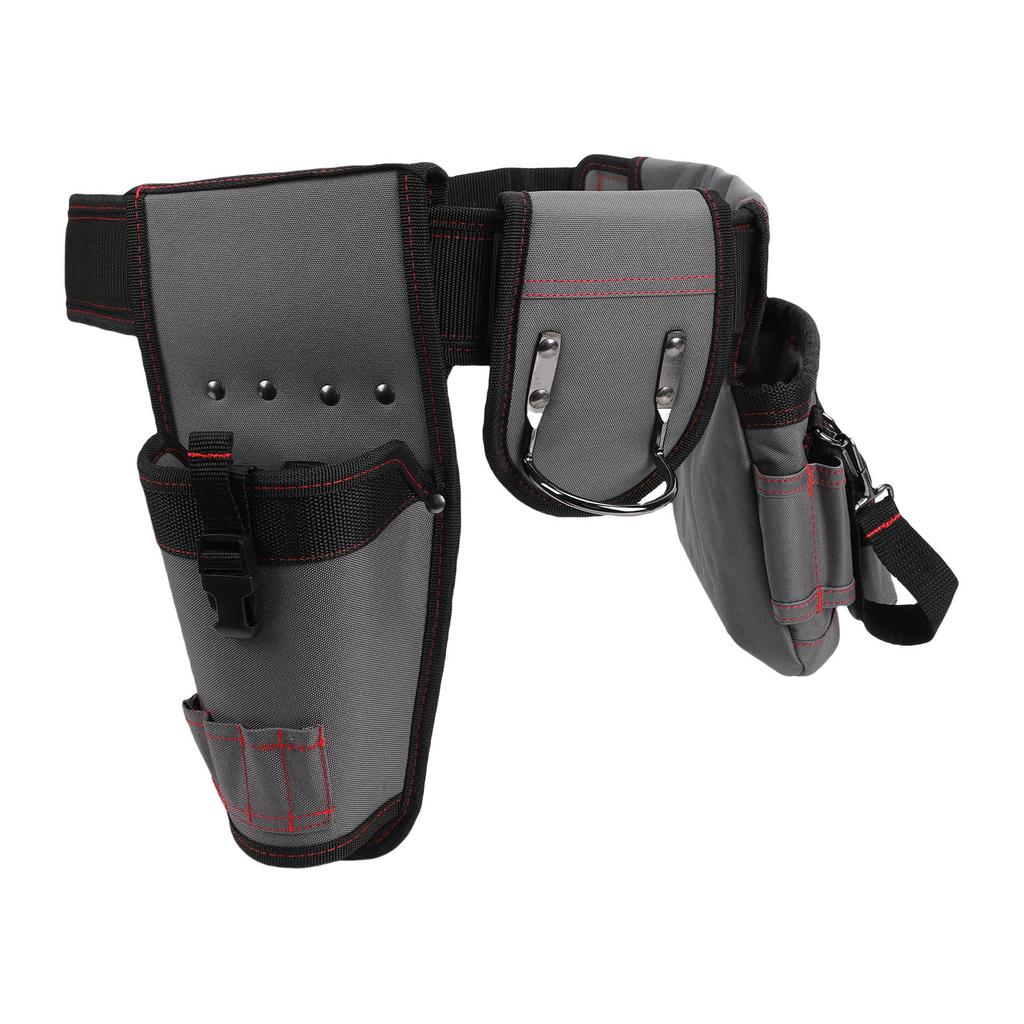 Cinto de Ferramentas Multifuncional Destacável Ajustável Tecido Oxford Bolsa de Cintura para Ferramentas para Eletricista Carpinteiro Encanador