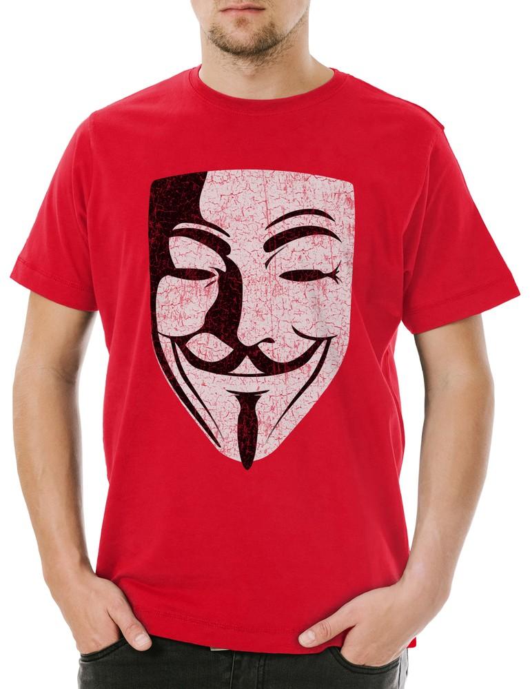 Guy Fawkes Mask II Men's T-Shirt Hannya Anonymous Whistleblower Guy Mask Fawkes