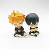 4 Stück/1 Set Haikyuu Figur Shoyo Hinata Tobio Kageyama Schlafposition Kozume Kenma Tetsurou kuroo Gashapon Set Spielzeug Modell Puppe