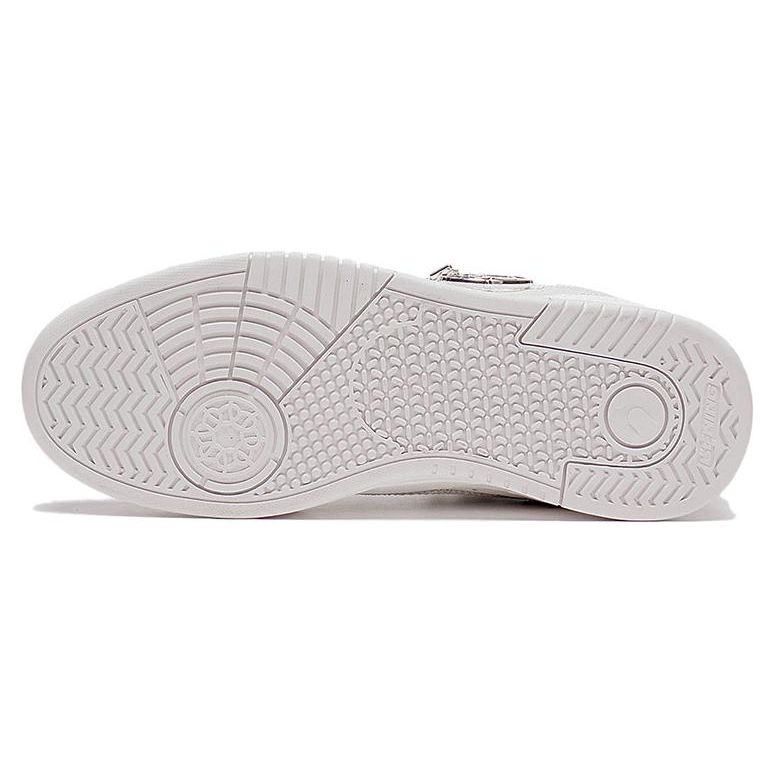 Li Ning Moon White Dream Theme Thick Sole Height Increasing Wear Resistant Breathable Low Top Skate Shoes Men Skate Shoes Gray AGCS251-5