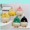 Adorable Cartoon Chick Children's Backpack For Preschool Boys And Girls In Soft Colors
