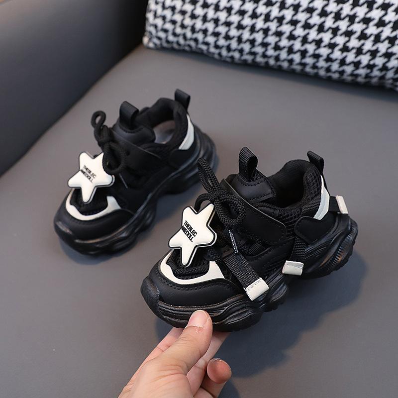 

Boys soft-soled sports shoes, girls lightweight running shoes, breathable mesh shoes for toddlers, new spring toddler shoes 21-25Code【One Hand5Doub