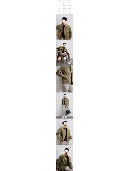 Meilade 2025 Men's Lapel Jacket: Spring/Autumn Solid Color Trendy Coat