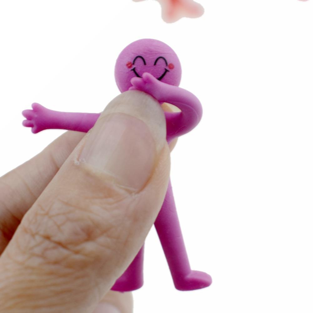 10/12 ks Kostra se smějící tváří TPR Měkká guma Antistresové hračky Skládací a natahovací Halloweenský žertík a neplecha