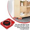 5Pcs 360 Degree Rotatable Appliance Moving Wheel Slider Easy Furniture Lifter  Refrigerator Moving