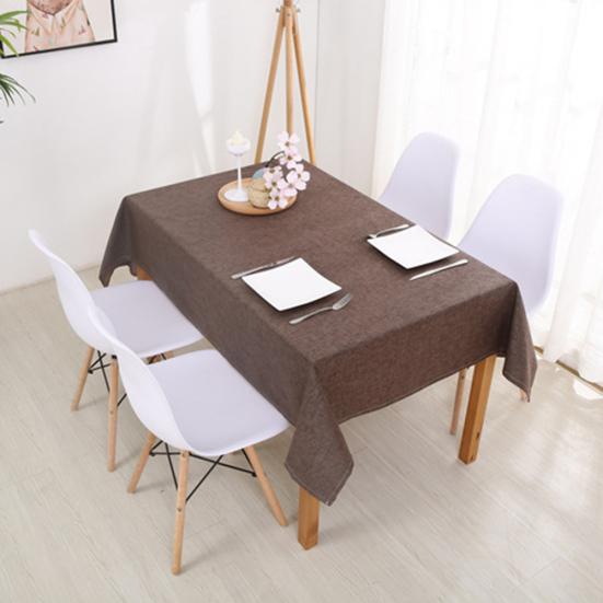 Прямоугольный льняной стол с защитой от ожогов — фото 13