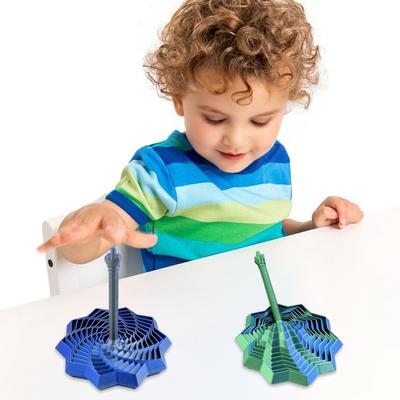 3D Tištěná Fidget Hvězda Proti Stresu a Úzkosti Fraktální Rozšiřitelná Hvězda Senzorická Hračka s Rukojetí Vířivá Spirála Rozšiřitelná Hvězda Dekompresní Hračka