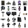 50 Gothic Dark Witch Stickers: Personalized, Creative, Waterproof Decorative Stickers for Journaling and Phone Cases
