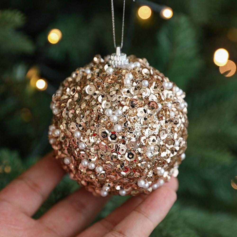 Colorful Christmas Hanging Balls 8cm Christmas Tree Ornaments  Party Favors