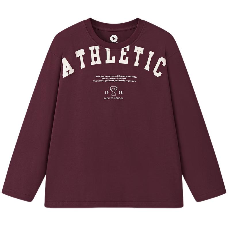 

MQD Boys Collegiate Street Style Loose Fit Letter Long Sleeve T-Shirt 140cm
