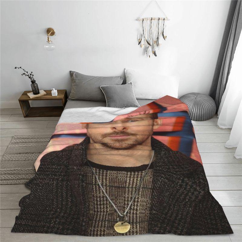 Custom Canadian Actor Ryan Gosling Blankets Warm Flannel Throw Blanket for Home Sofa Office Travel