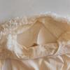 Women's Long Sleeve Lace Trim Pajama Set with Bra Pads - Pure Cotton, Two-Piece for Spring, Autumn, and Winter.