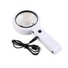 Foldable 5x 11x Magnifying Glass With 8 Led Light Stand Desk Portable Handheld Magnifier For Jewelry Reading Repair