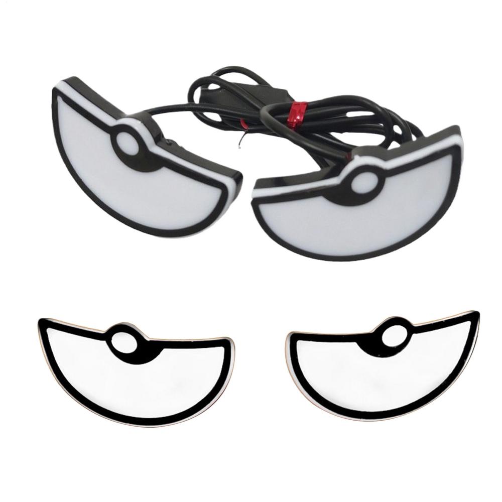 Head Lights For Car Dynamic 2-Piece Waterproof Vehicle Accessories Automotive Window Eye Lamp For Truck RV SUV Sedan Window