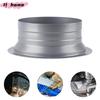 Metal Exhaust Duct Connector Flange Round High-temperature Resistant Pipe Air Vent Connector 75-300mm