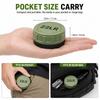 22LR Round Storage Box 50-Round Pocket Case With Screw Lid Durable Mini Organizer For Small Caliber Rounds