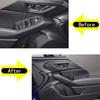 Glänzendes Piano-Schwarz Fensterheber-Schalter Verkleidung Aufkleber für Subaru Crosstrek 2024+