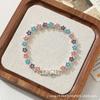 New Light Luxury Fashion High-end Diamond-encrusted Roman , Simple Personality Micro-inlaid Love Leaf Jewelry
