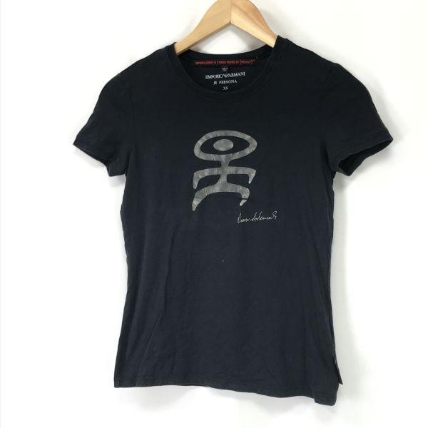 Emporio Armani PERSONA RED Neubauten T-Shirt Women’s XS Black Germany(USED)