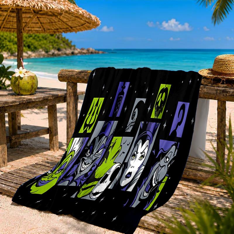 Evil Queens Collage  Beach Towel Microfiber Beach Towel, Lightweight and Quick-Dry, for Summer Travel, Swimming Pool Fan Birthday Gift
