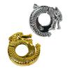 Electric Bike Handlebars Storage Hook, Alloy Fashion Rings Clip for Helmets, Backpacks, Grocery Bag and Riding Accessories