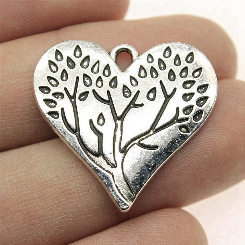 Charms Big Tree Of Life Pendants Wedding Jewelry Findings QC017