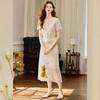 Bailuyu Women's Embroidered Lace Two-Piece Set