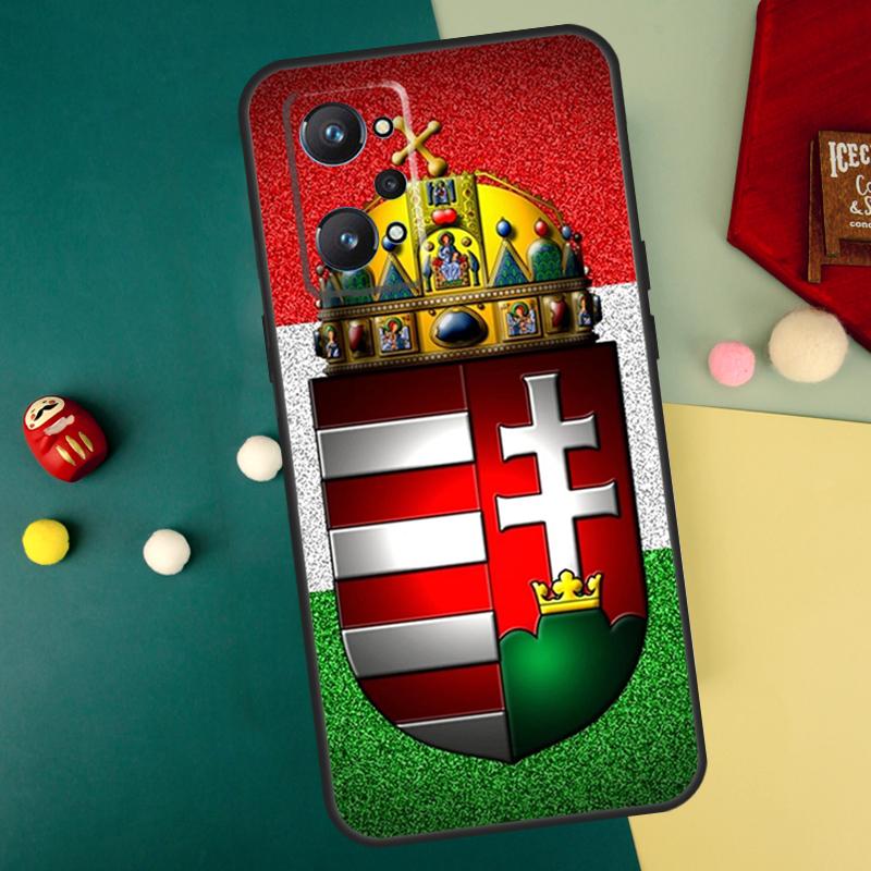 Hungary Flag For Realme 15 Pro GT7 C55 C71 C53 C67 C75 C61 C33 C63 C51 C65 10 11 12 13 14 Pro Plus Case
