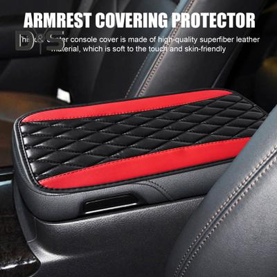 Copertura per console centrale auto, resistente all'usura, antigraffio, facile da installare, universale, cuscino per console, bracciolo, protezione