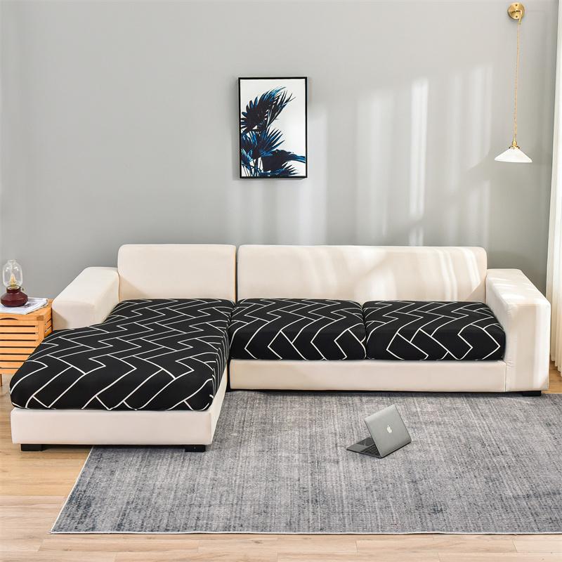 Stretch Floral Sofa Seat Cushion Cover Elastic Sofa Covers For Living Room Armchair Couch Cover L-Shape Sofa Cover Removable