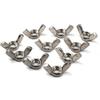 M3 Wing Nut 304 Stainless Steel Thread Nut Hand Twist Nut (Pack of 50)