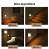 Kids Bedside Lamp Night Light with US/EU Plug Smart Motion Sensor LED Night Light Home Wall Lamp Suitable for Hallway