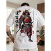 Samurai Legend, Men's Casual Sport Streetwear Y2K Japanese Style Trendy Street Samurai Legend Cool Pattern Print Trendy Short Sleeve T, Plus Size