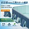 OMATA 2026 Newly Improved Folding Pool, Large Rectangular Inflatable Pool, No Air Pump Required, 1-Second Fast Open, Super Easy Setup, Home Use,
