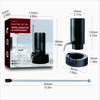 AIKARO - Electric Wine Aerator Pourer Rechargeable Automatic Electronic Decanter with Base