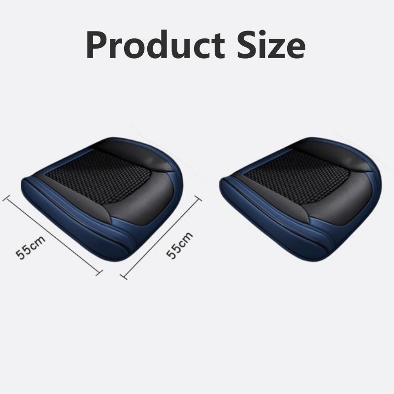 Car Seat Cover PU Leather Ice Silk Fiber Fabric Breathable Cars Seat Cushion Automobiles Seat Protector Universal Car Chair Pad