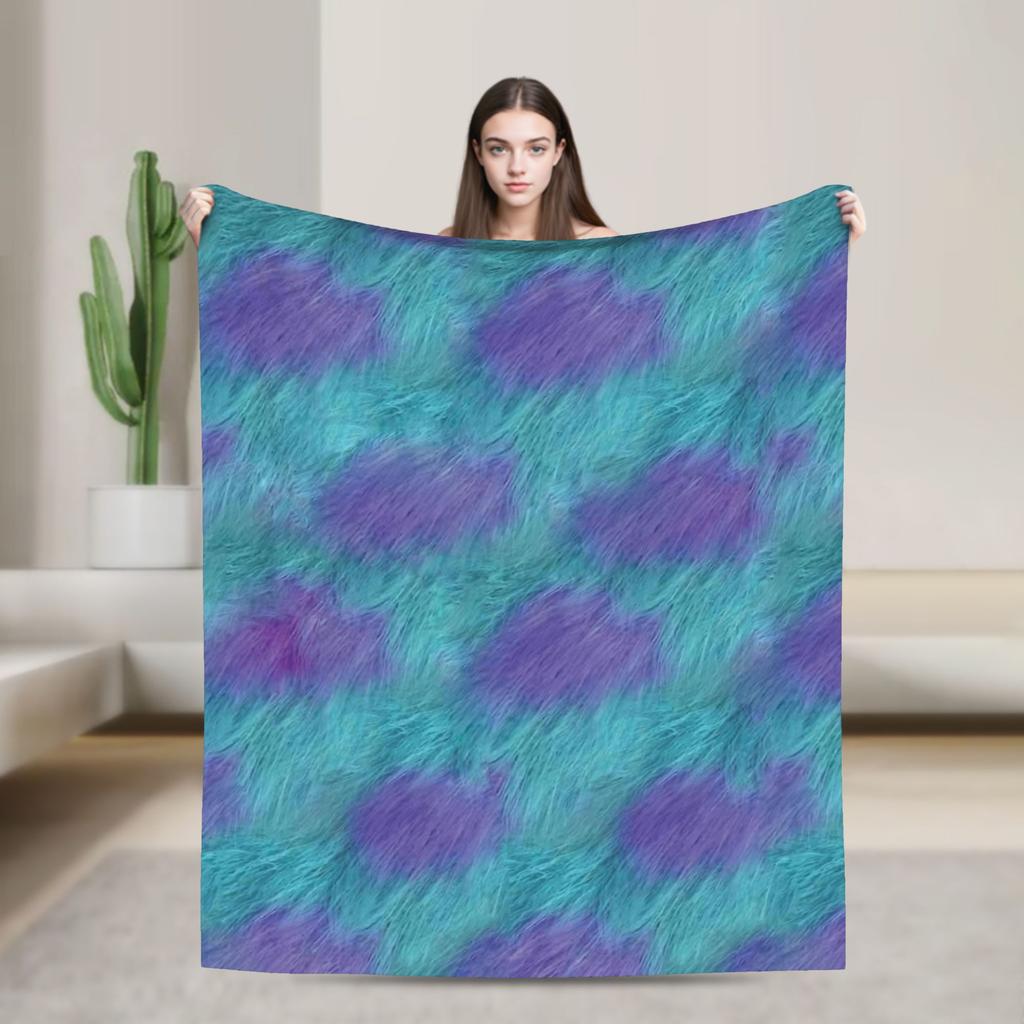 Monsters, Inc. Blankets Cute Cartoon Boo  Flannel Throw Blanket Bedding Couch Decoration Ultra-Soft Warm Bedspreads