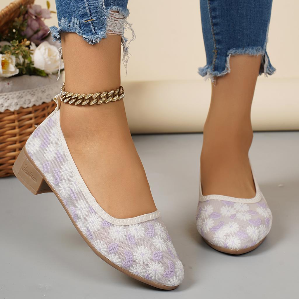 Fashion Women Flat Shoes 2025 New Summer Flat Sneakers Women Mary Jane Shoes Comfortable Breathable Mesh Ballet Loafers Zapatos De Mujer