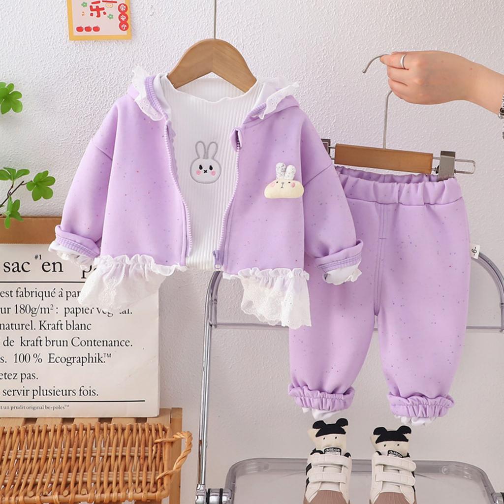 Kids Casual Long-Sleeve Set, Comfortable Daily Wear Outfits