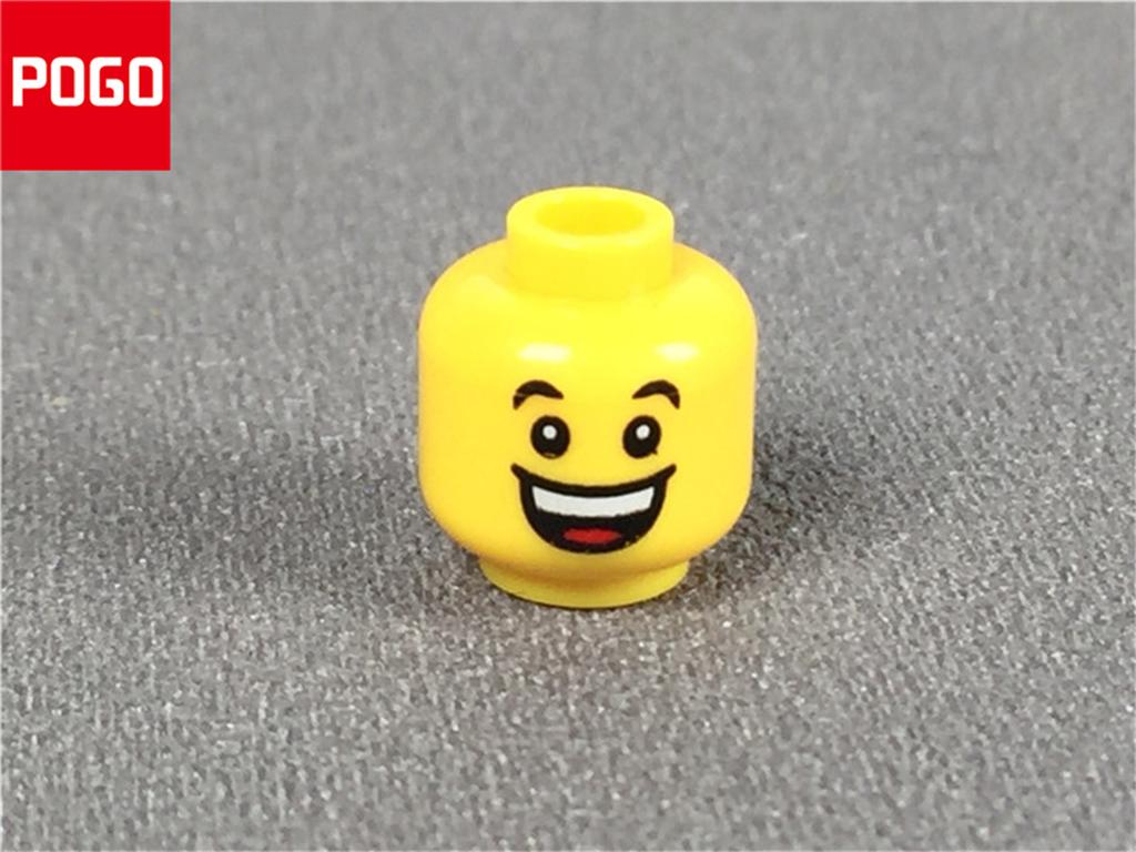 10pcs/lot MOC Bricks Male and Female Figure Head Face Expression DIY Compatible Mini Dolls Building Blocks Toys for Kids Gifts