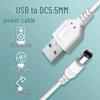 5V DC5.5mm Round Head Charging Cable for Lamp, Fan, Speaker